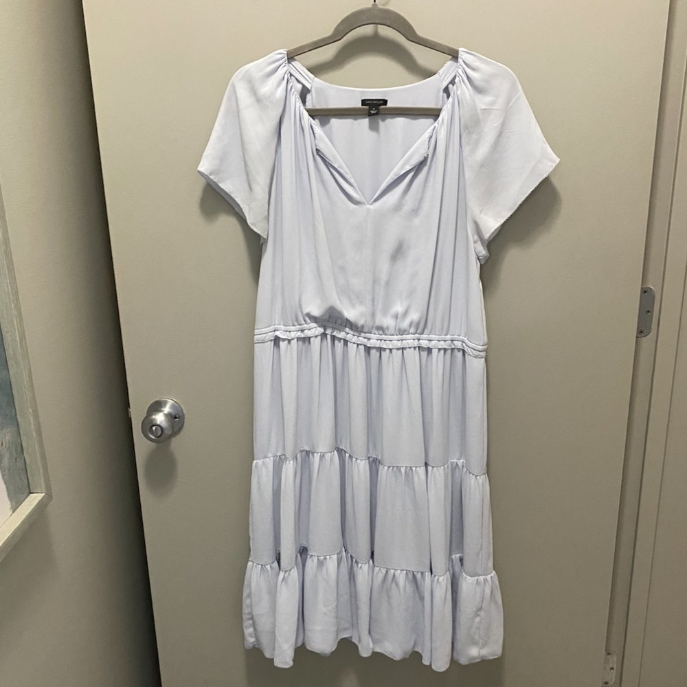 Powder blue dress from Ann Taylor